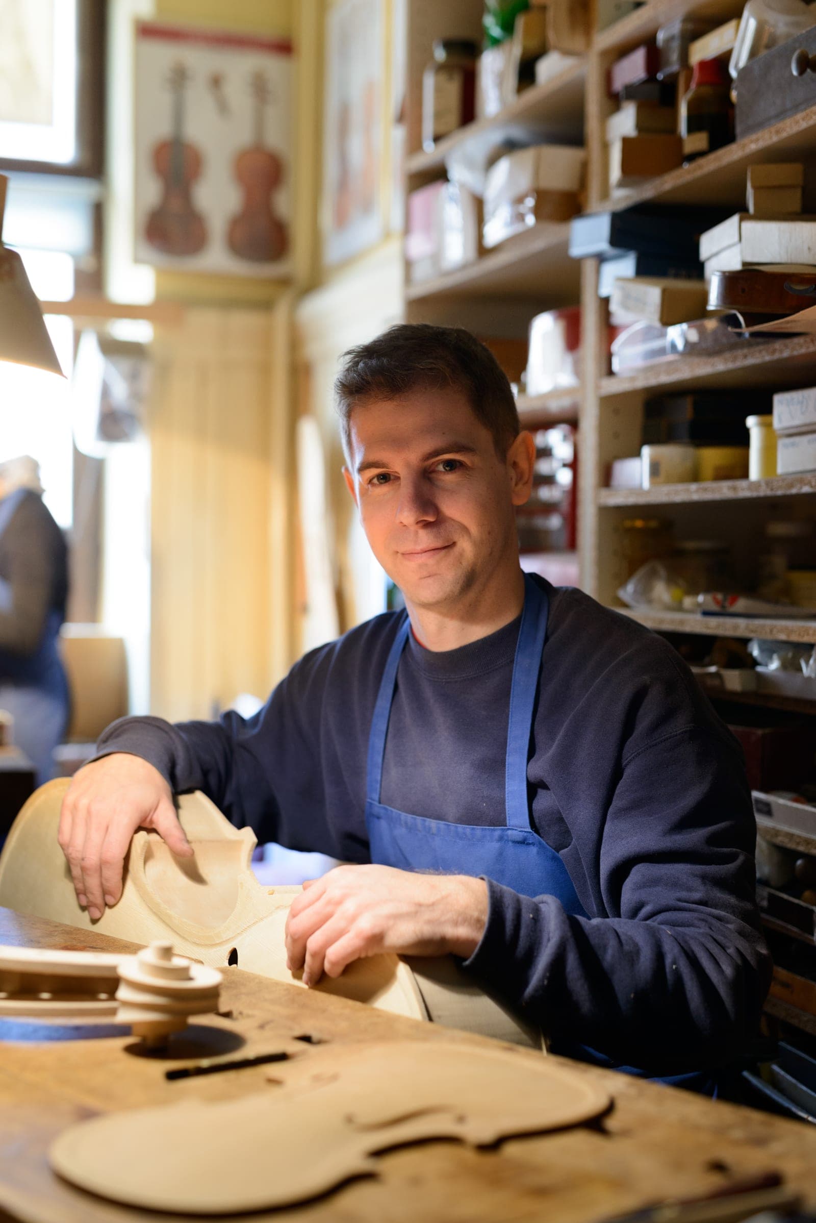 Violin making detail